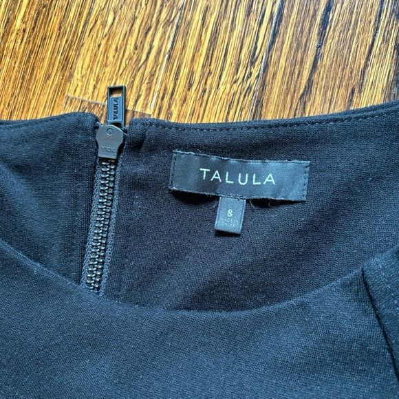 Talula Aritzia Size 8 Black Fitted Stretchy Body Con Mini Dress - Picture 2 of 5